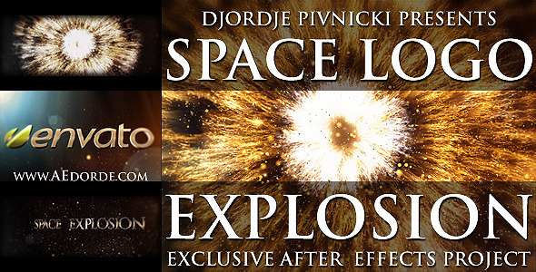 Space Logo Explosion - VideoHive 1517310