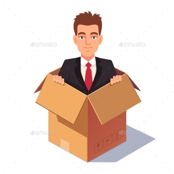 Thinking Out of the Box Concept - Concepts Business