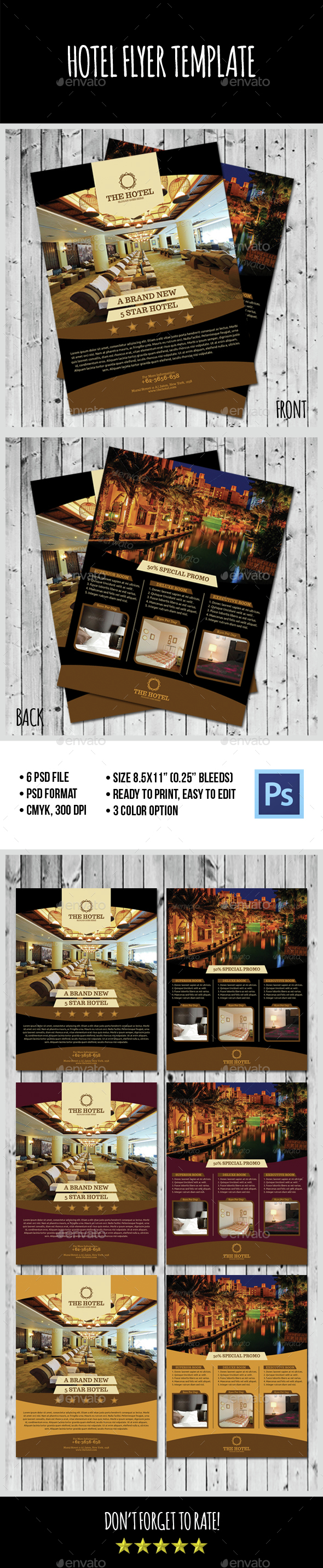 Hotel Flyer Template - Commerce Flyers