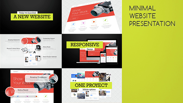 Minimal Website Presentation - VideoHive 11307612