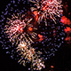 Colorful Firework Lights Streaks in the Night Sky - VideoHive Item for Sale