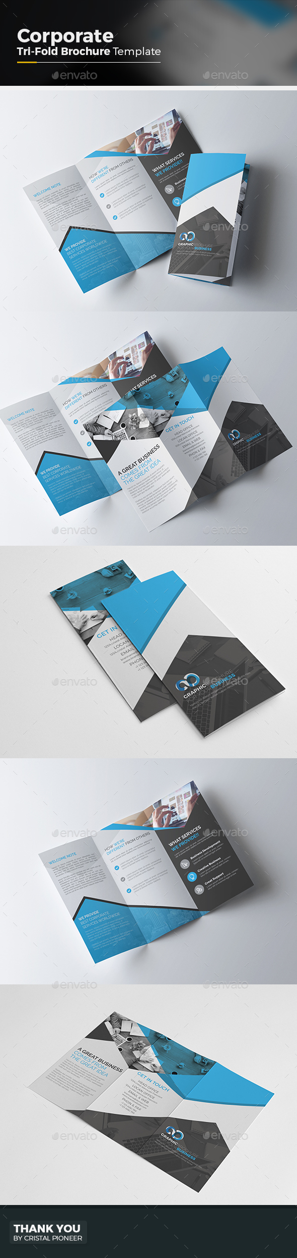Corporate Tri fold Brochure - Corporate Brochures