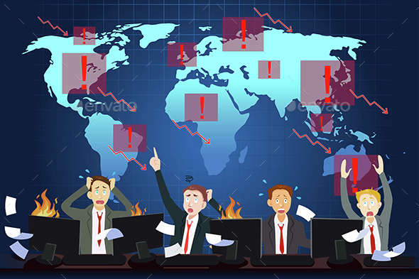 Global Economic Crisis Concept - Concepts Business