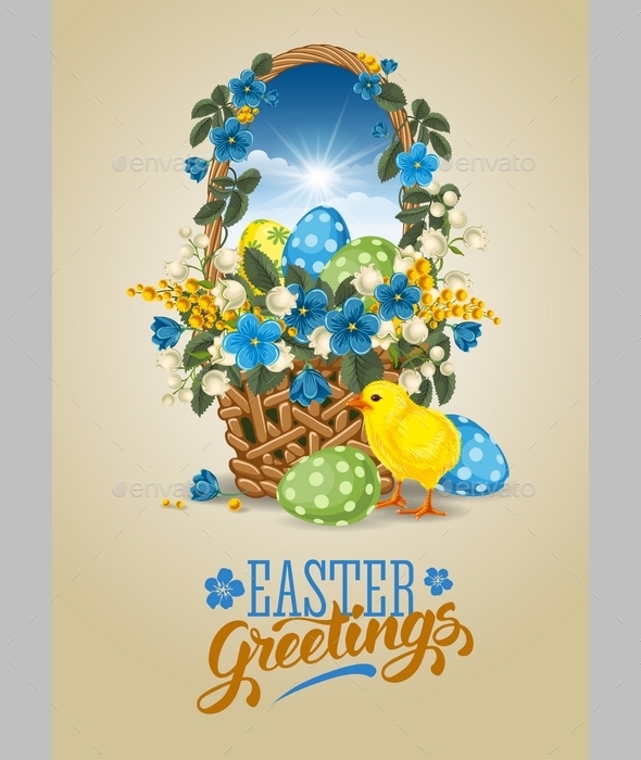 Easter Greeting - Religion Conceptual
