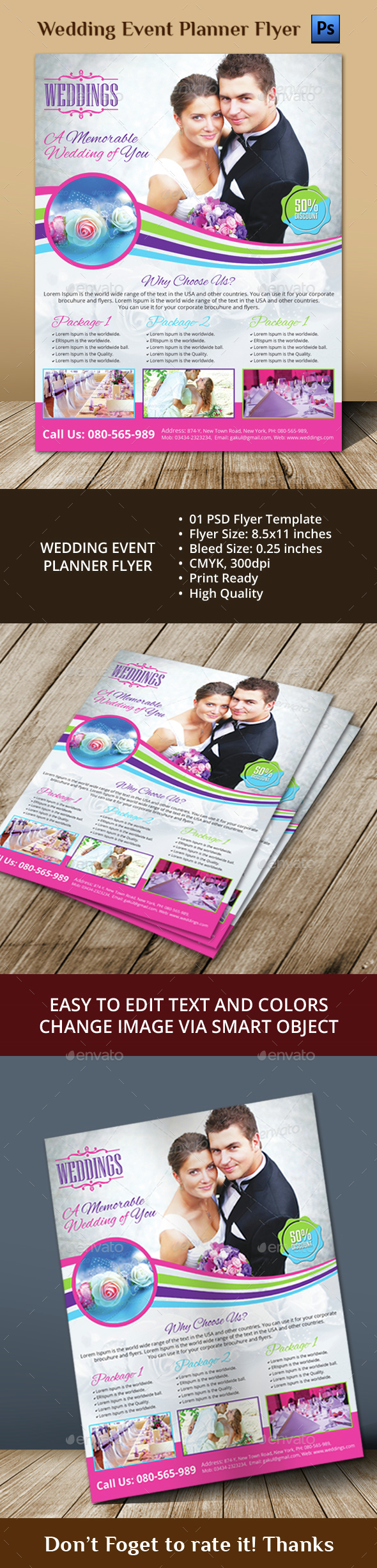 Wedding Event Planner Flyer - Events Flyers