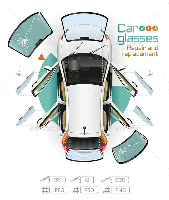 Car Glasses Repair and Replacement - Services Commercial / Shopping