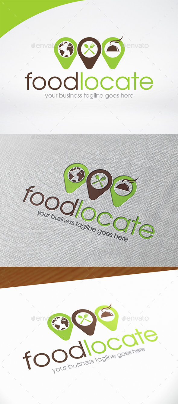 Food Point Logo Template - Food Logo Templates