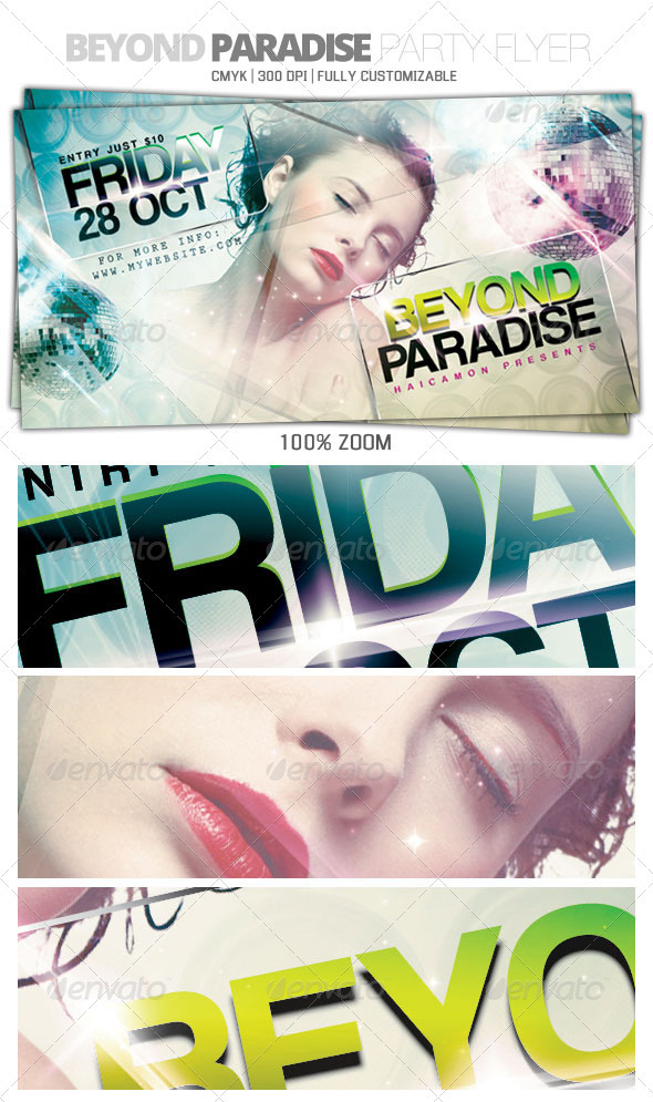 Beyond Paradise Flyer - Clubs & Parties Events