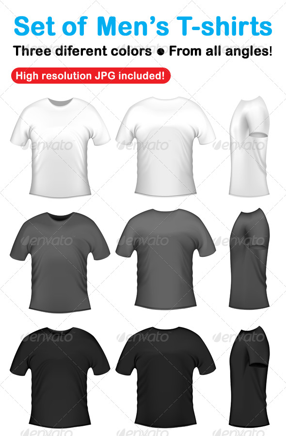 Men's t-shits collection - Miscellaneous Vectors