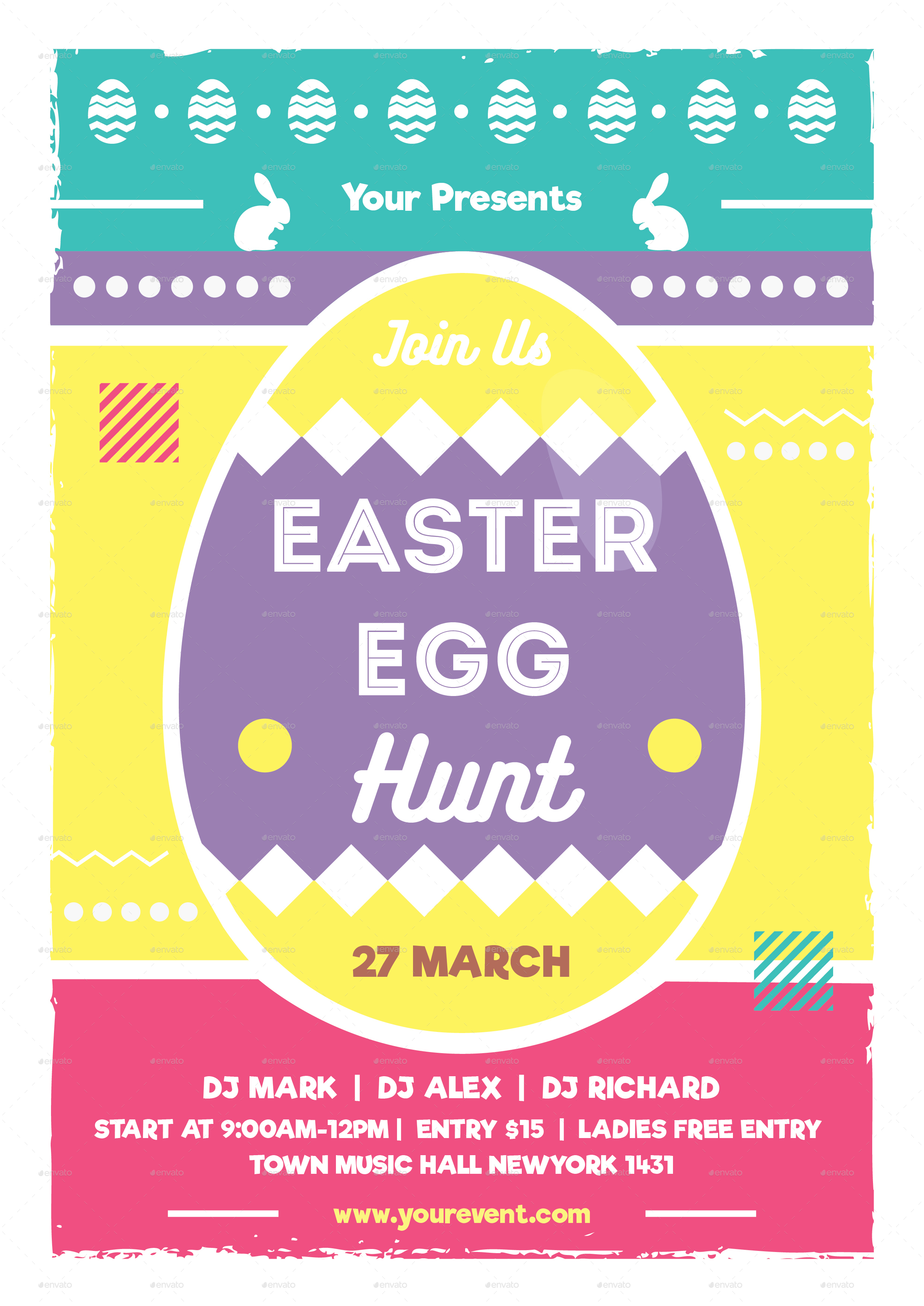 Easter Egg Flyer Vol.02, Print Templates | GraphicRiver