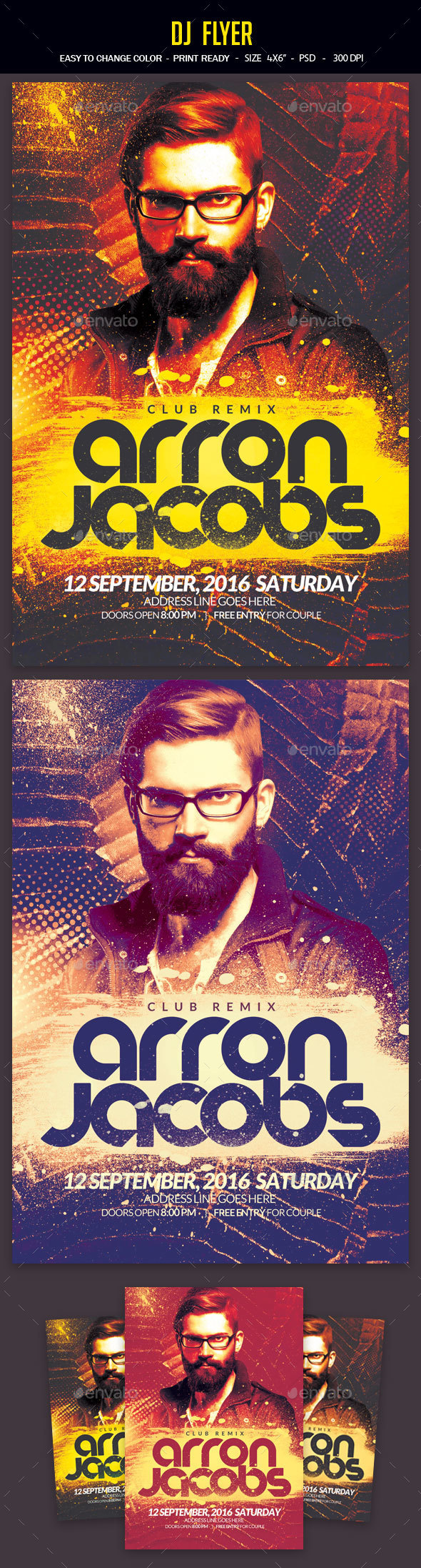 Dj Flyer - Clubs & Parties Events