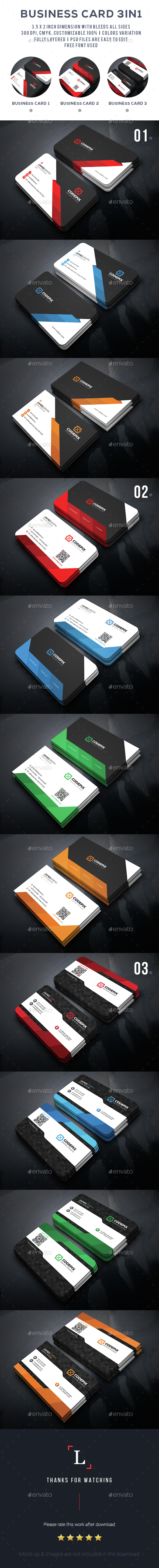 Business Card Bundle - Business Cards Print Templates