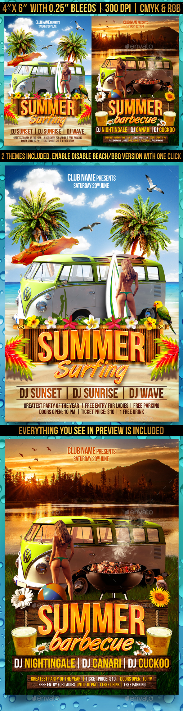 Summer Time Flyer Template