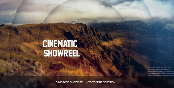Cinematic Showreel - VideoHive 15196662
