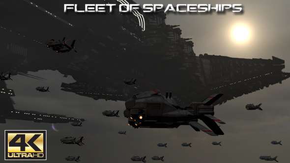 Sci-Fi Fleet of Space Ships
