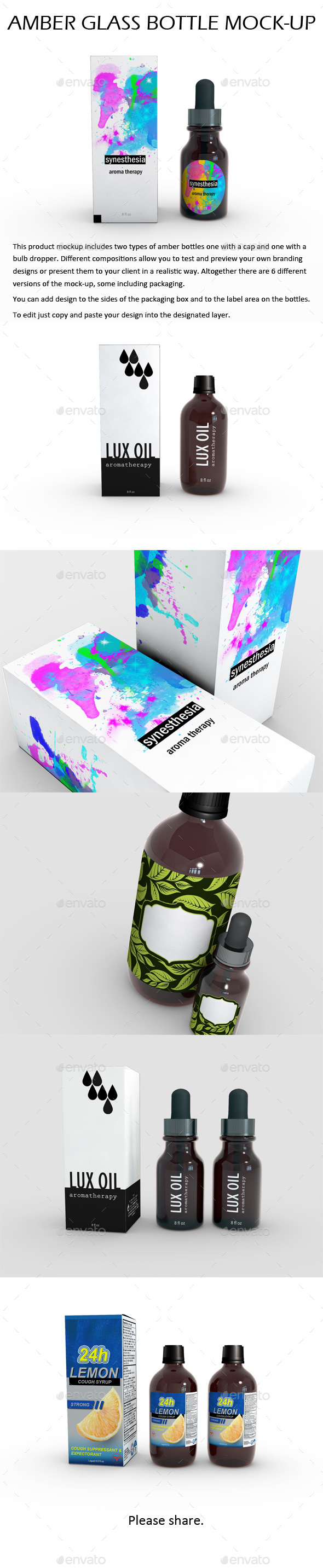 Download Amber Glass Bottle Mock Up By Sanchi477 Graphicriver