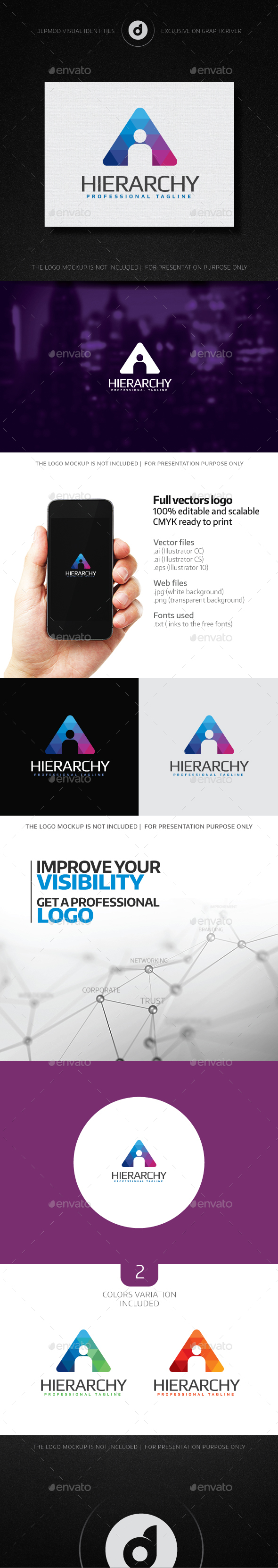 Hierarchy Logo - Humans Logo Templates