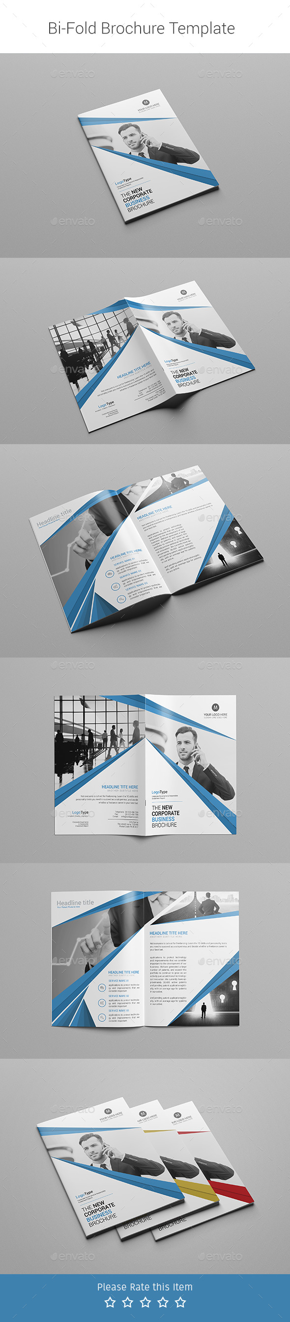 Corporate Bi-fold Brochure-Multipurpose 02 - Corporate Brochures