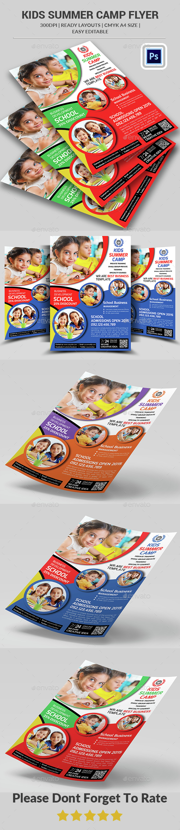 Kids Summer Camp Flyer - Corporate Flyers