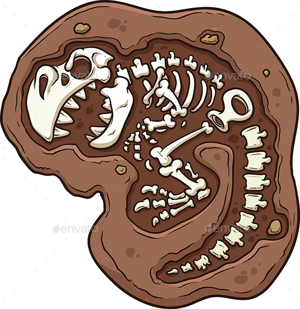 Dinosaur Fossil - Animals Characters