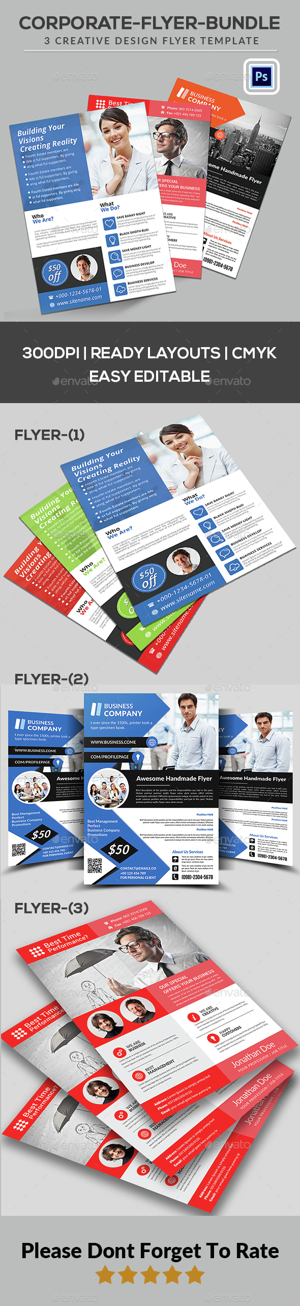 Corporate Flyer Bundle - Corporate Flyers