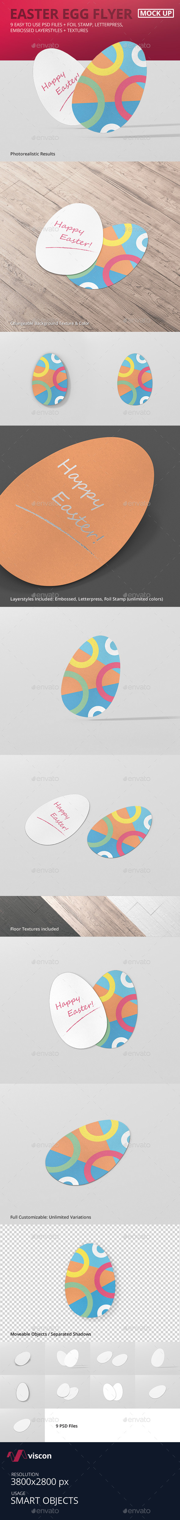 Easter Egg Flyer Mock-Up - Flyers Print