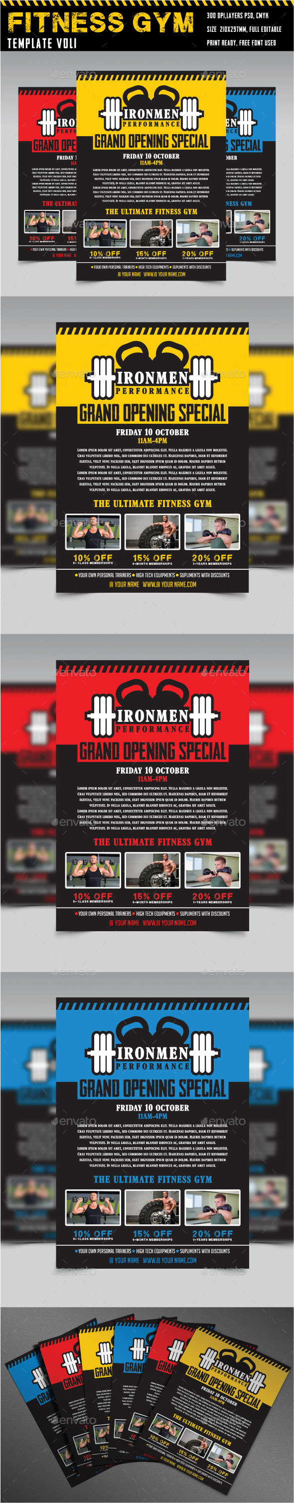 Fitness - Gym Flyer Vol1 - Sports Events
