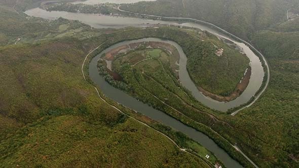 Flight Over a Mountain River 4 alt