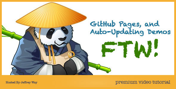 GitHub Pages and Auto-Updating Demos FTW: New Premium Tut