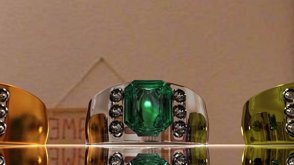 Emerald Ring - 3Docean 15207291
