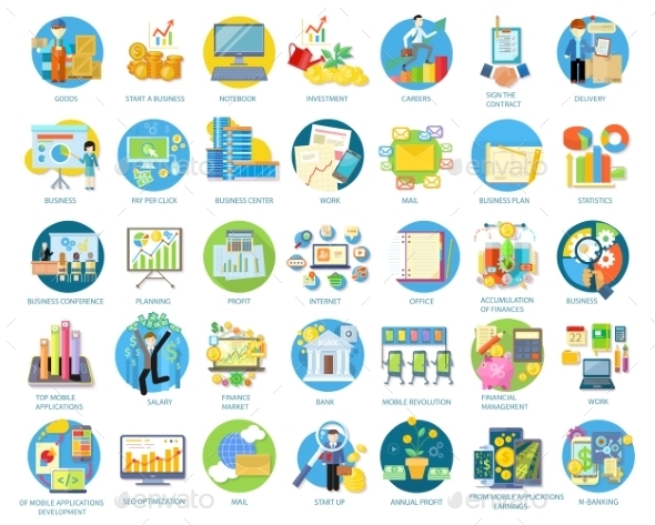 Set of Business Icons - Concepts Business