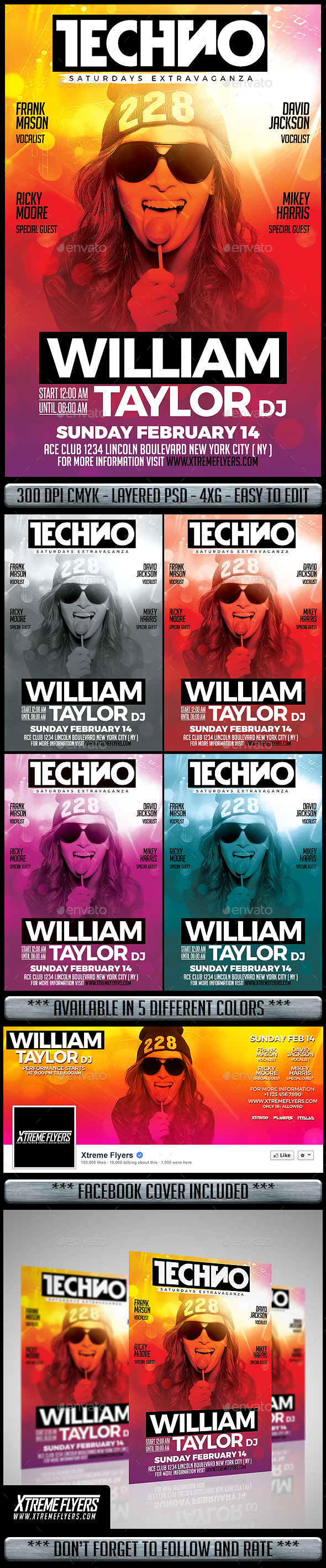 Night Club Flyer - Clubs & Parties Events