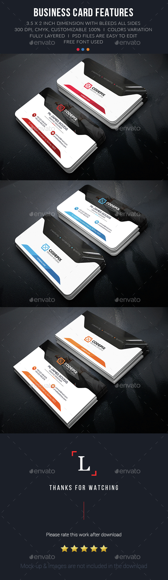 Professional Business Card - Business Cards Print Templates