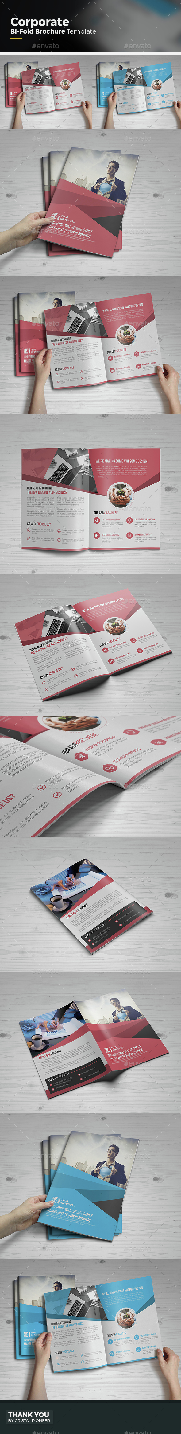 Corporate Bi Fold Brochure - Corporate Brochures