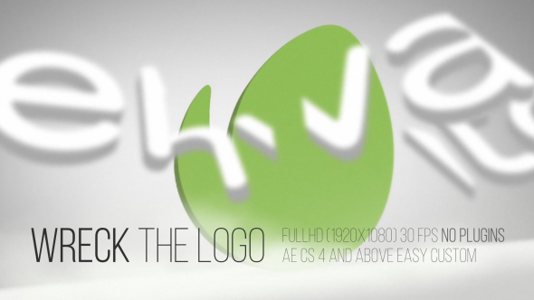 Wreck The Logo - VideoHive 15215385