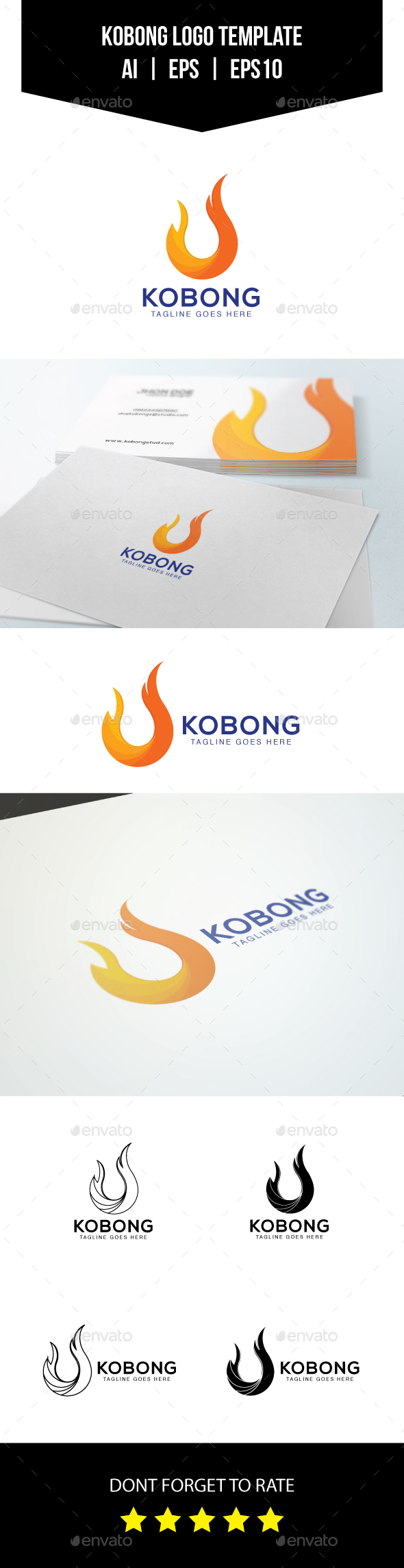 Fire Logo Template - Symbols Logo Templates