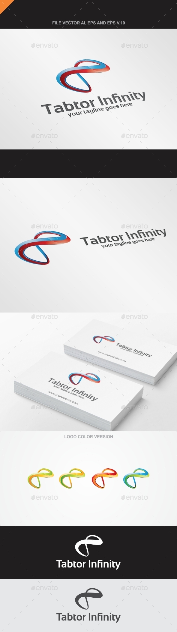 Tabtor Infinity logo - Symbols Logo Templates