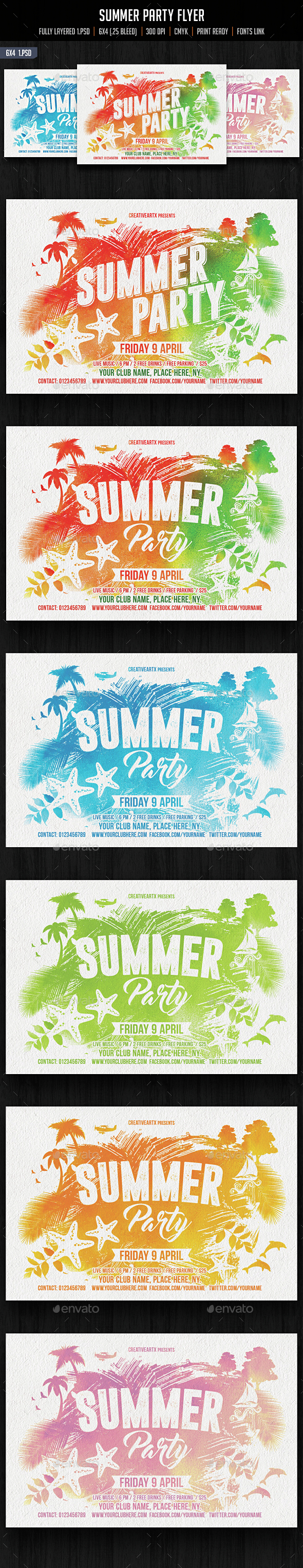 Summer Party - Clubs & Parties Events
