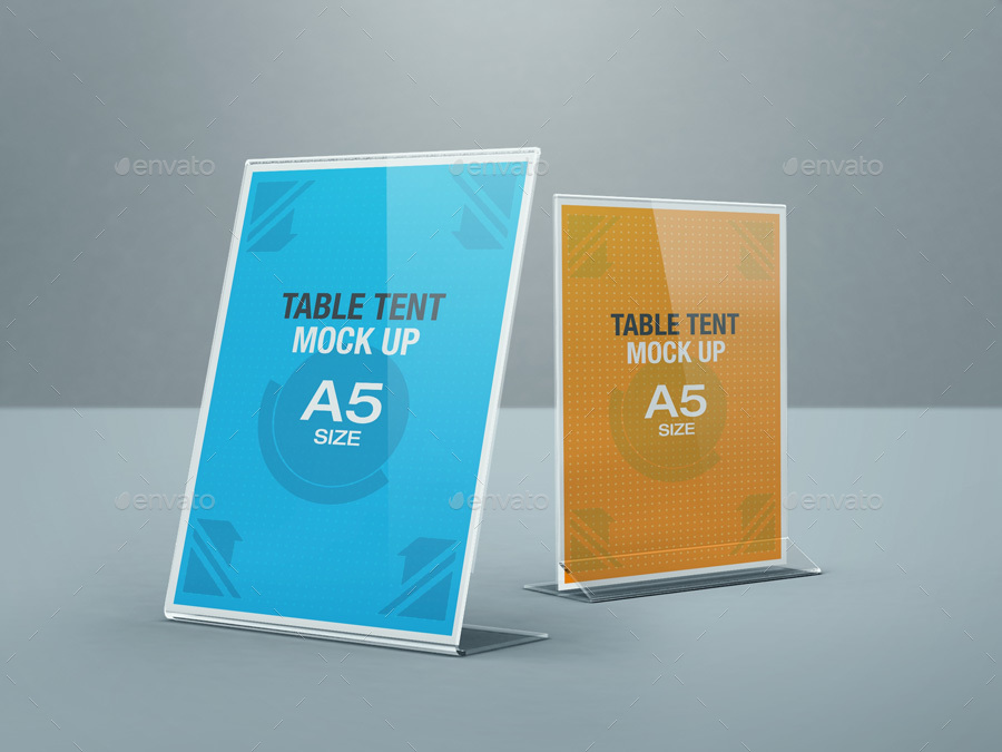 Download Table Tent Mock Up Bundle By Kenoric Graphicriver