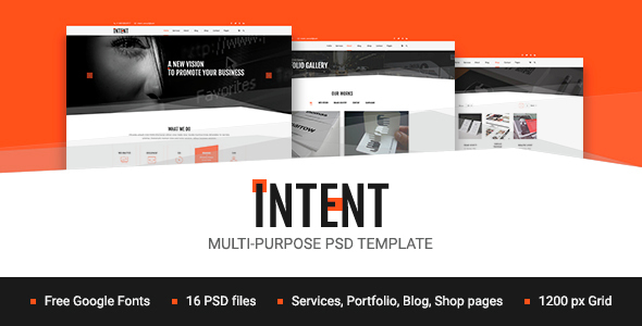 Intent - MultiPurpose - ThemeForest 14993535