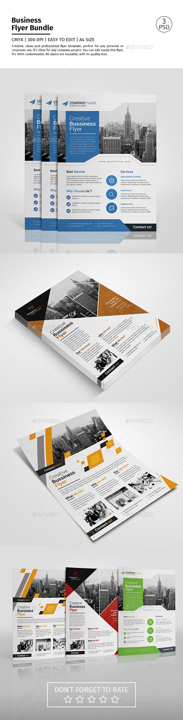 Corporate Flyer Bundle 01 - Corporate Flyers