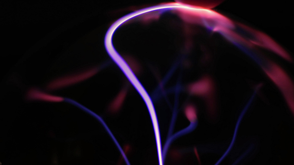 Organic Plasma Arc Lightning In Sphere