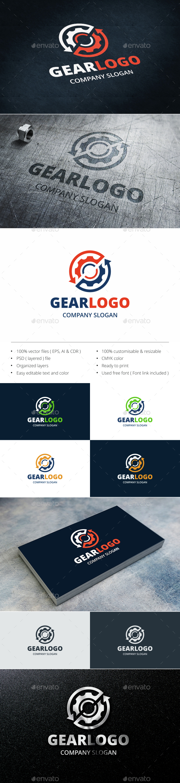Gear - Symbols Logo Templates