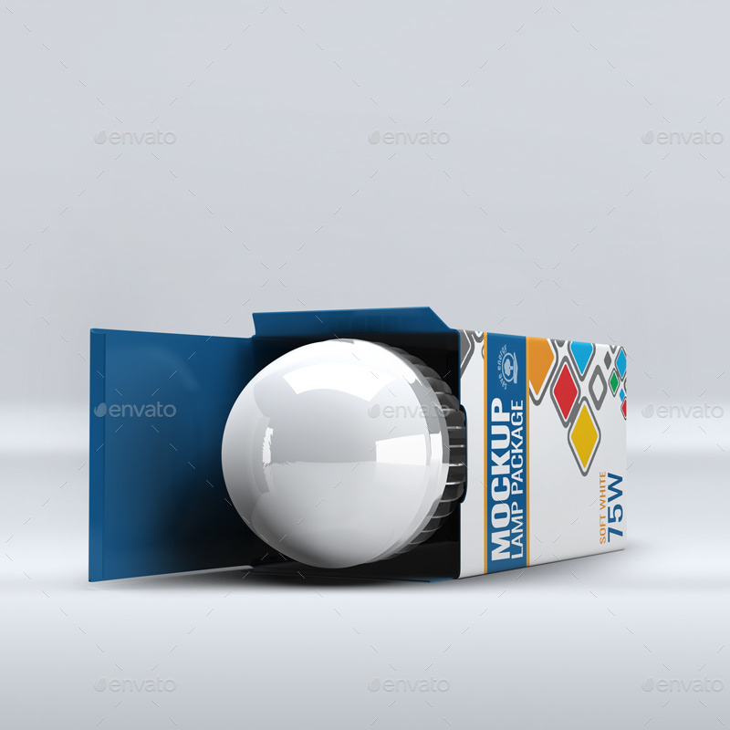 Download Led Lamp Package Box Mock Up By L5design Graphicriver