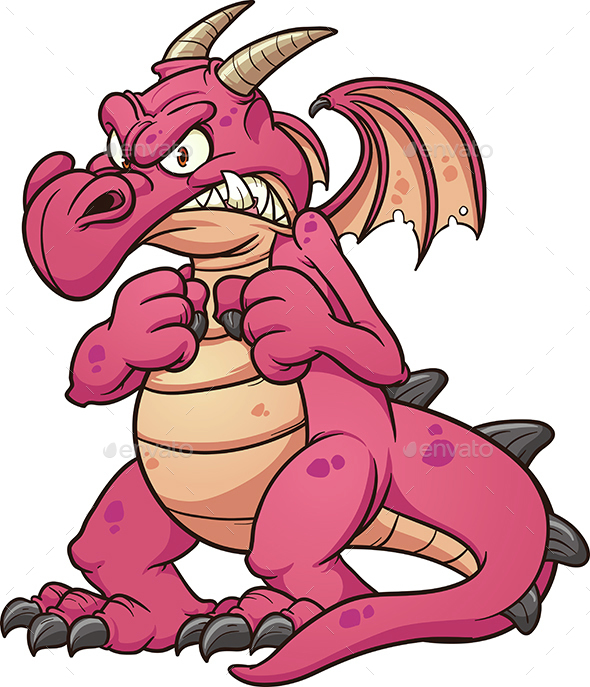 angry dragon by memoangeles graphicriver