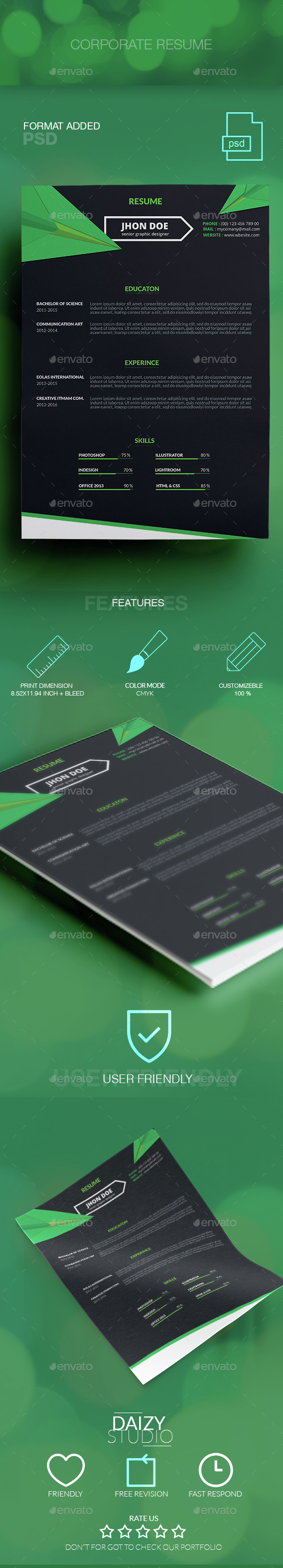 Professional Resume/CV - Resumes Stationery