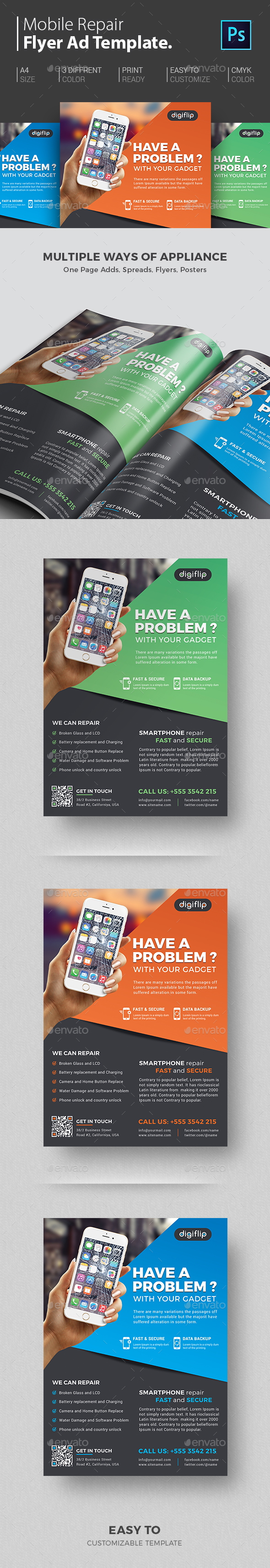 Smartphone Repair - Commerce Flyers