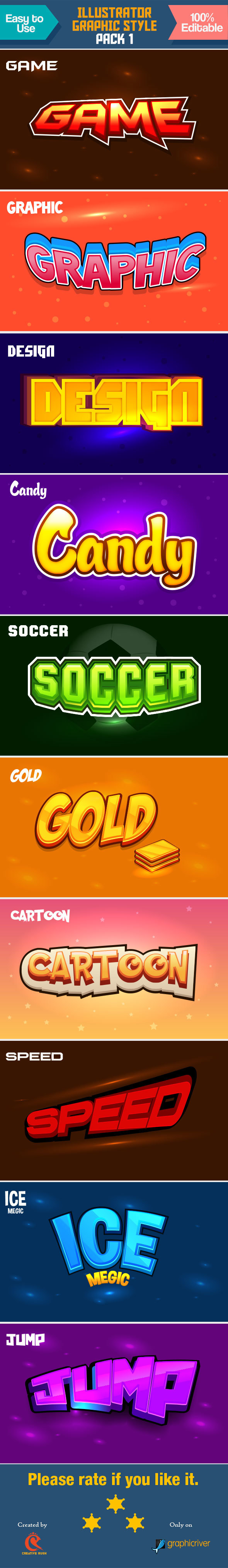Game Graphic Style - Styles Illustrator