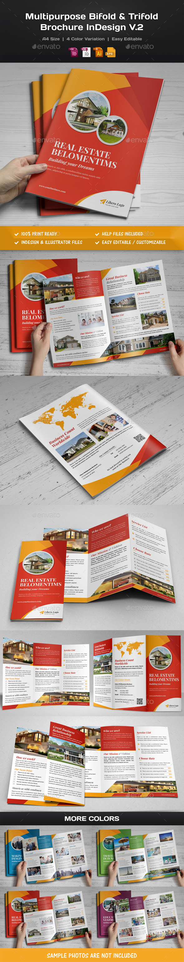 Multipurpose Bifold-Trifold Brochure v2 - Corporate Brochures