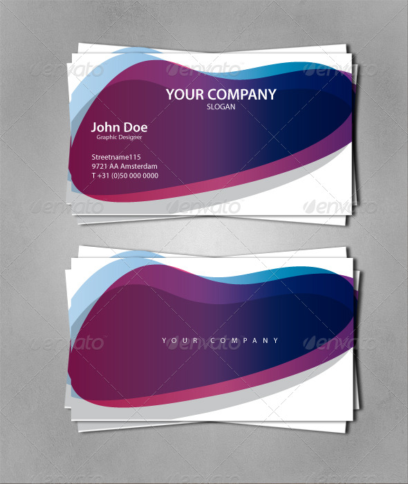 Colorful Business Card - Corporate Business Cards